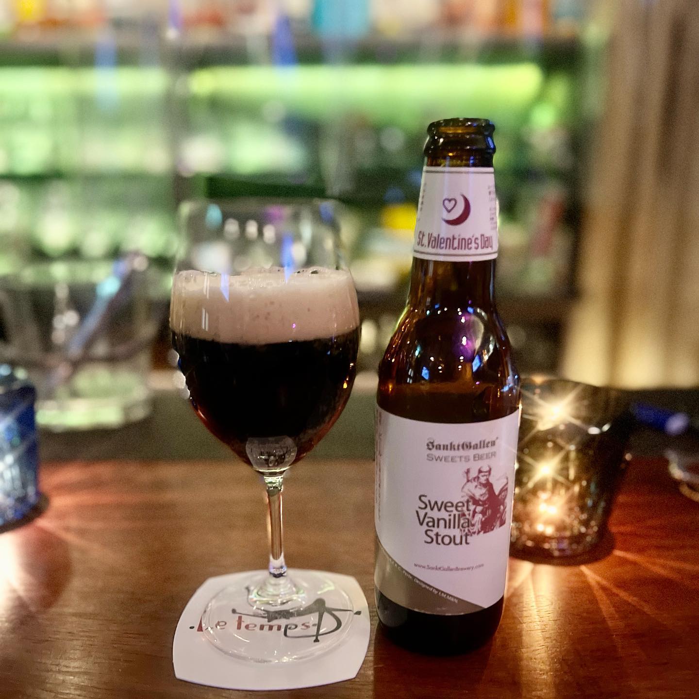 SweetValentineStout SanktGallenBrewery サンクトガーレン スイートバニラスタウト バレンタインラベル チョコレートビール chocolatebeer