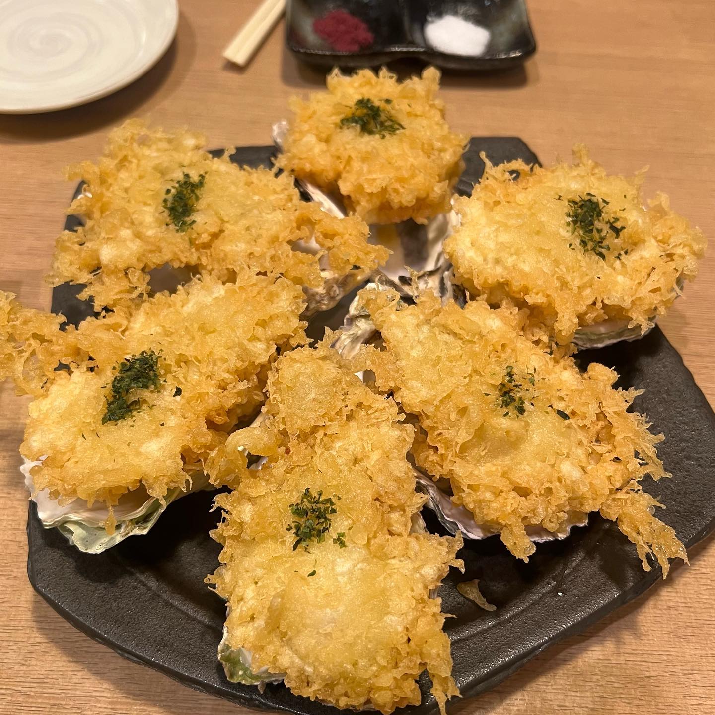 海老天丼こし 金沢フォーラス 牡蠣の天麩羅 気軽に食べられる天麩羅